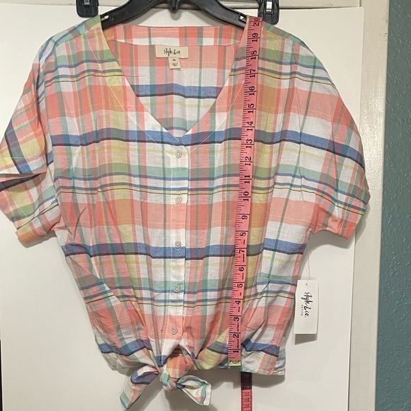 Style & Co
Petite Tie-Front Blouse Size PS - Picture 5 of 13